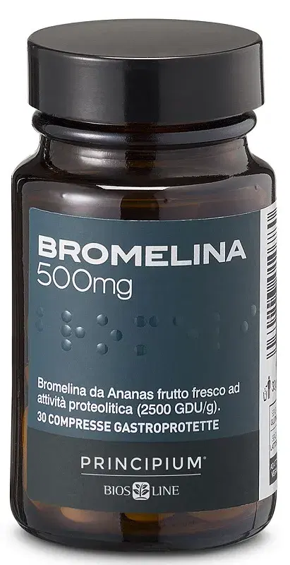 Bios Line Bromelina Integratore All'Ananas Effetto Drenante 30 Compresse