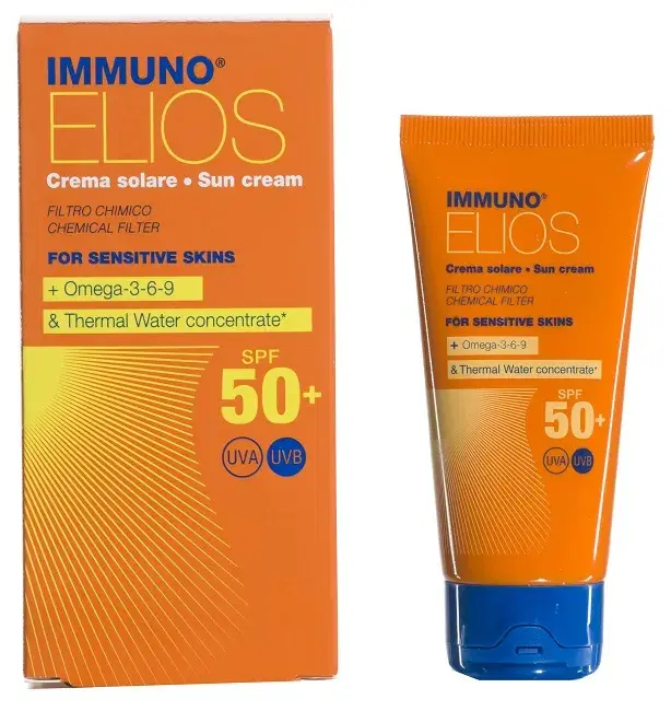 Immuno Elios Crema Solare Per Pelli Sensibili SPF50+ 50 ml