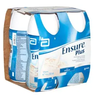 Ensure Plus Supplemento Nutrizionale Ipercalorico Gusto Vaniglia 4 x 200 ml