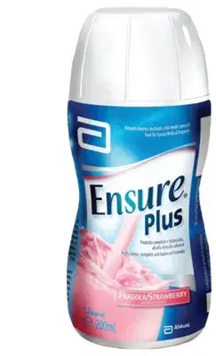 Ensure Plus Supplemento Nutrizionale Gusto Fragola 4 Bottiglie Da 200 ml