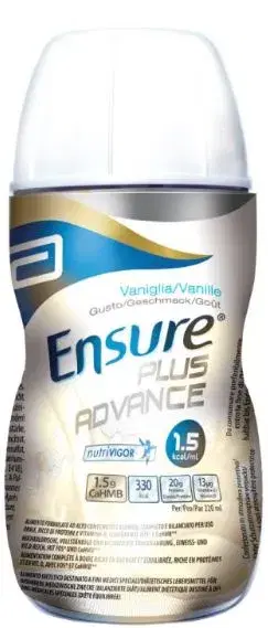 Ensure Plus Advance Supplemento Nutrizionale Iperproteico Vaniglia 4 x 220 ml