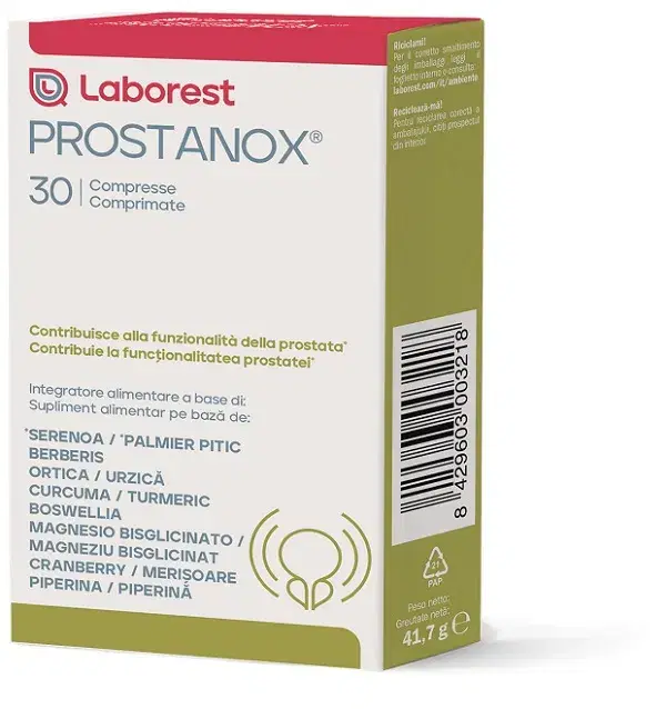 Prostanox Integratore Per La Funzionalità Della Prostata 30 Compresse