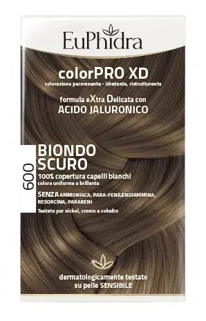 Euphidra ColorPRO XD 600 Biondo Scuro Tintura Extra Delicata