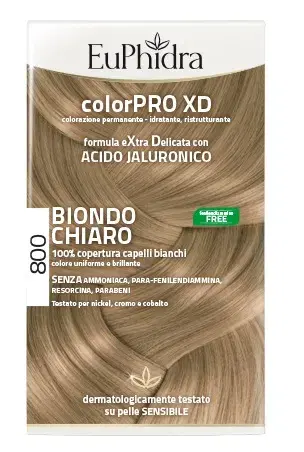 Euphidra ColorPRO XD 800 Biondo Chiaro Tintura Extra Delicata