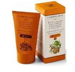 L'Erbolario Latte Solare SPF10 Protezione Bassa Viso e Corpo 125 ml