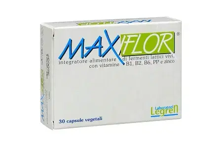 Maxiflor Integratore Ad Alto Dosaggio Di Fermenti Lattici Vivi 30 Capsule