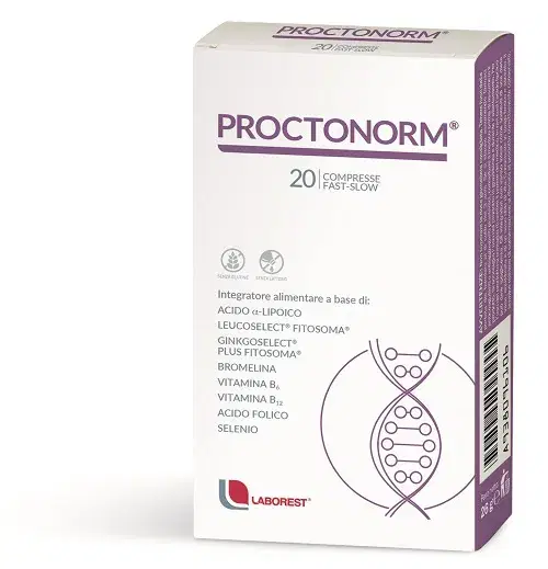 Proctonorm Integratore Antiossidante Per il Microcircolo 20 Compresse