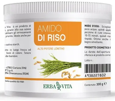 Erba Vita Amido di Riso per Uso Esterno Barattolo 300 g