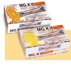MGK VIS Linea Sali Minerali Integratore in Soluzione 12 Pocket Stick Arancia