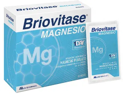 Briovitase Magnesio Integratore per Stress e Ansia 20 Bustine