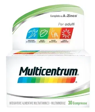Multicentrum Adulti Integratore Alimentare Vitamine Minerali 90 Compresse