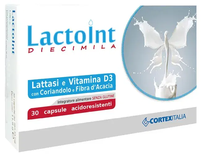 Cortex Italia Lactoint Diecimila 30 Capsule Acidoresistenti Senza Glutine