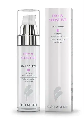 Collagenil Dry&Sensitive UVA 12 Mesi Crema Viso Idratante Multiprotettivo 50 ml