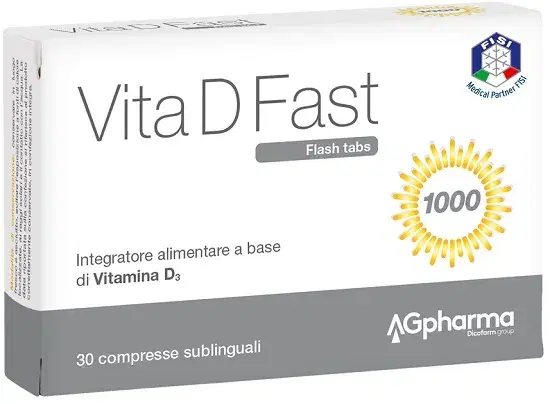 Vita D Fast 1000 Integratore di Vitamina D 30 Compresse