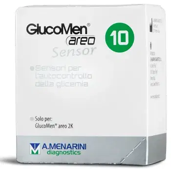 Glucomen Strisce Areo Sensor Analisi Glucosio 10 Pezzi