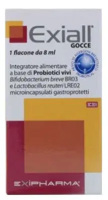 Exiall Gocce Integratore per l'Equilibrio della Flora Batterica Intestinale 8 ml