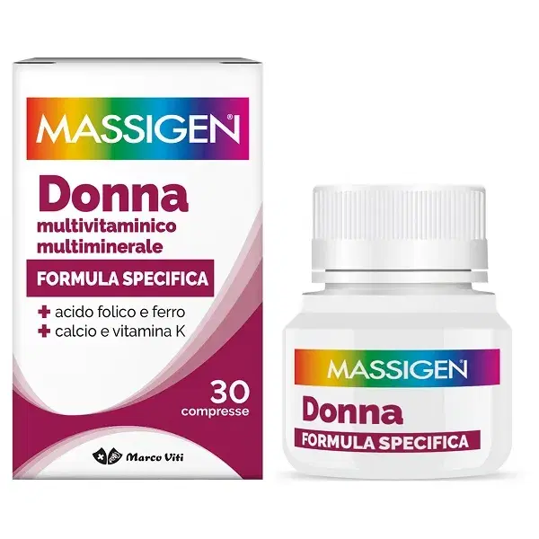 Massigen Dailyvit+ Donna Integratore di Vitamine e Minerali 30 Compresse