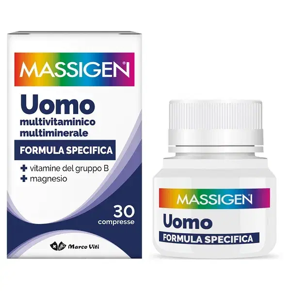 Massigen Dailyvit+ Uomo Integratore di Vitamine e Minerali 30 Compresse