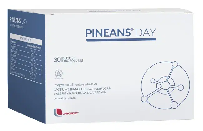 Pineans Day Integratore Per Il Rilassamento E Il Benessere Mentale 30 Bustine
