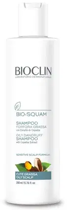 Bioclin Bio-Squam Shampoo Forfora Grassa e Cute Sensibile 200 ml