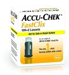 Accu-Chek Fastclix Lancette Pungidito 100+2 Pezzi