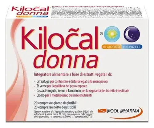 Kilocal Donna Integratore Per Il Controllo Del Peso 20 Compresse Giorno+20 Notte