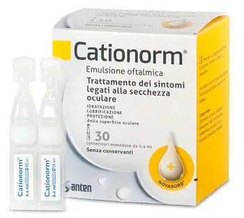 Santen Italy Cationorm Gocce 30 Fiale Monodose Da 0,4 Ml