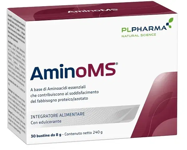 Aminoms Integratore Alimentare a Base di Aminoacidi Essenziali 30 Bustine