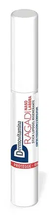 Dermovitamina Ragadi Naso E Labbra Stick di Gel Riparatore 3 ml