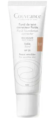 Avene Couvrance Fondotinta Correttore Fluido SPF20 Colore 3.0 Sabbia