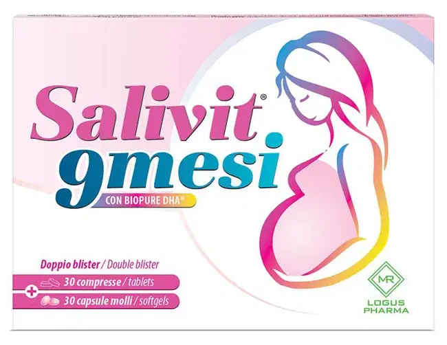Salivit 9 Mesi Integratore Gravidanza 30 Capsule + 30 Compresse