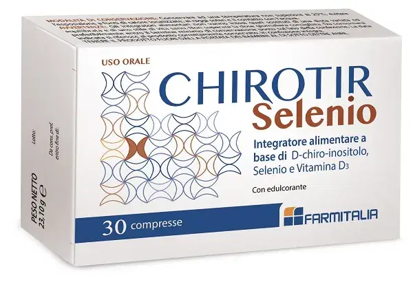 Chirotir Selenio Integratore Con D-Chiro-Inositolo Selenio E Vitamina D3 30 Cpr