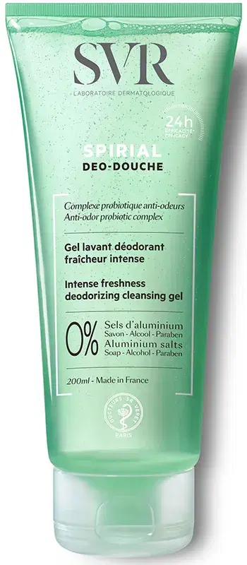 SVR Spirial Gel Doccia Detergente e Deodorante Freschezza Intensa 200 ml