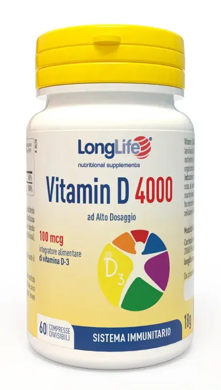 Long Life Longlife Vitamin D4000ui 60cpr