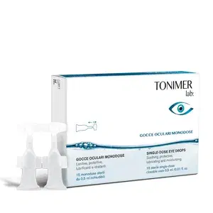 Tonimer Lab Occhi Gocce Oculari Lubrificanti e Idratanti 15 Flaconcini Monodose