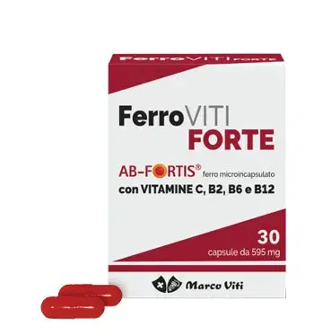 Massigen Ferroviti Forte Integratore a base di Ferro 30 Capsule