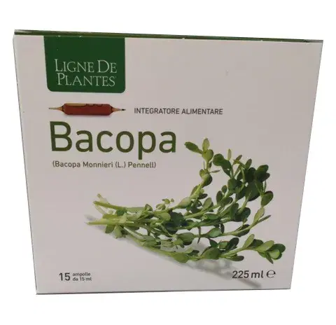 Bacopa Bio Integratore per la Memoria 15 Fiale da 15ml Ligne de Plantes