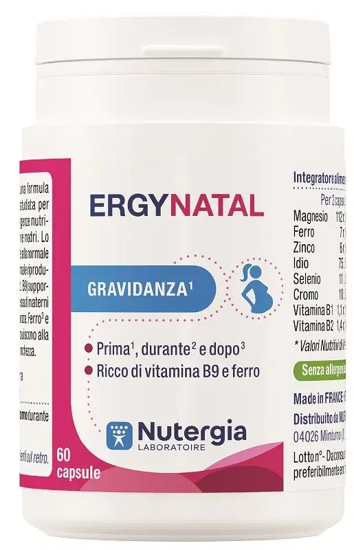 Ergynatal Integratore Multivitaminico per la Gravidanza 60 Capsule