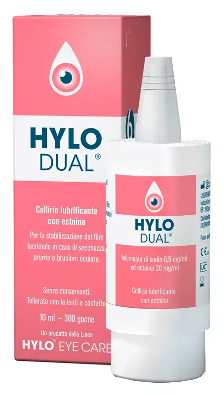 Hylo Dual Collirio Con Ectoina Lubrificante Lenitivo Protettivo 10 ml
