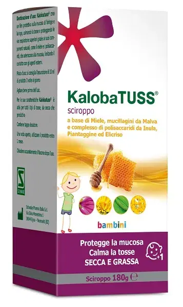 Schwabe Kalobatuss Bambini Sciroppo per Tosse Secca e Grassa 180 G