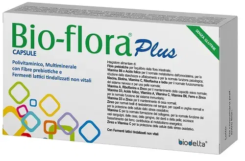 Bioflora Plus Integratore Probiotico 30 Capsule