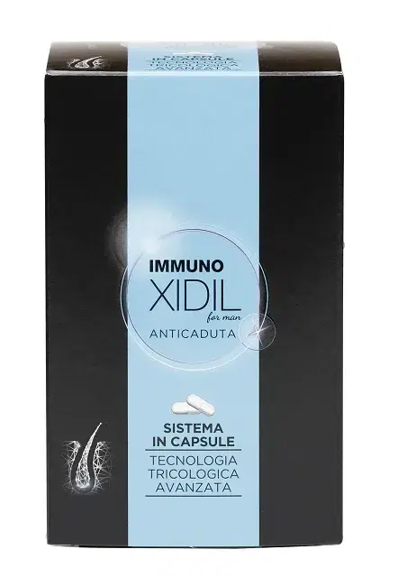 Immunoxidil Uomo Integratore Anticaduta Per Capelli 60 Capsule