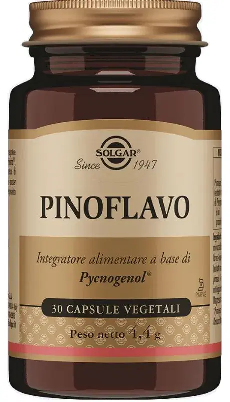 Solgar Pinoflavo Integratore Alimentare 30 Capsule Vegetali