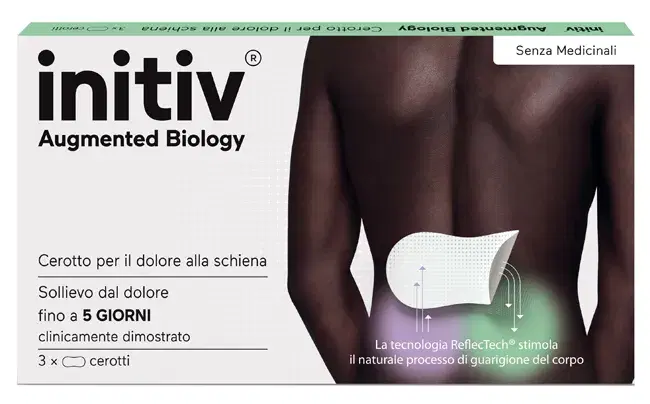 Initiv Cerotto Antidolorifico per la Schiena con Effetto Termico