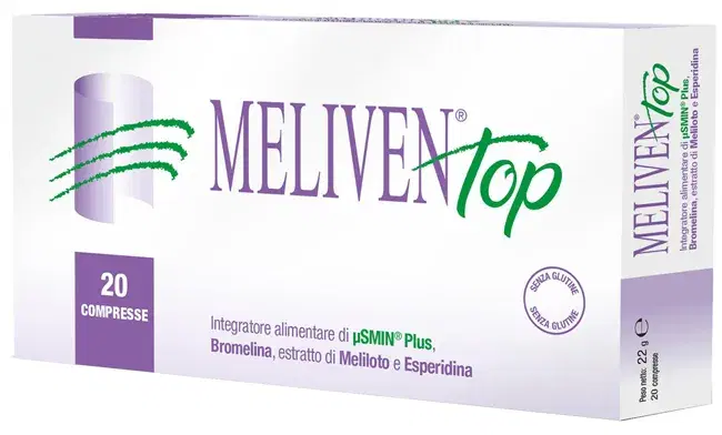 Meliven Top Integratore Per il Microcircolo e il Drenaggio 20 compresse