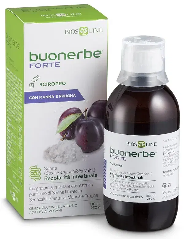 Bios Line Buonerbe Forte Sciroppo Per La Regolarità Intestinale 180 ml