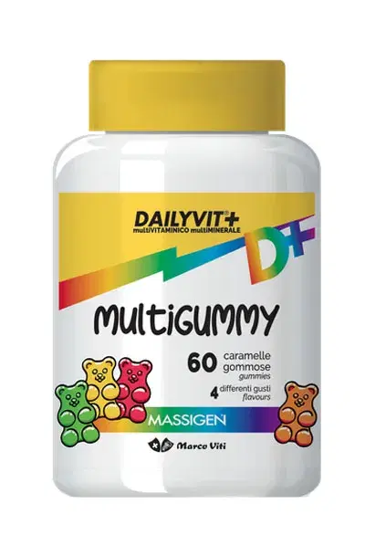 Massigen Multigummy Integratore Vitaminico per bambini 60 Caramelle Gommose