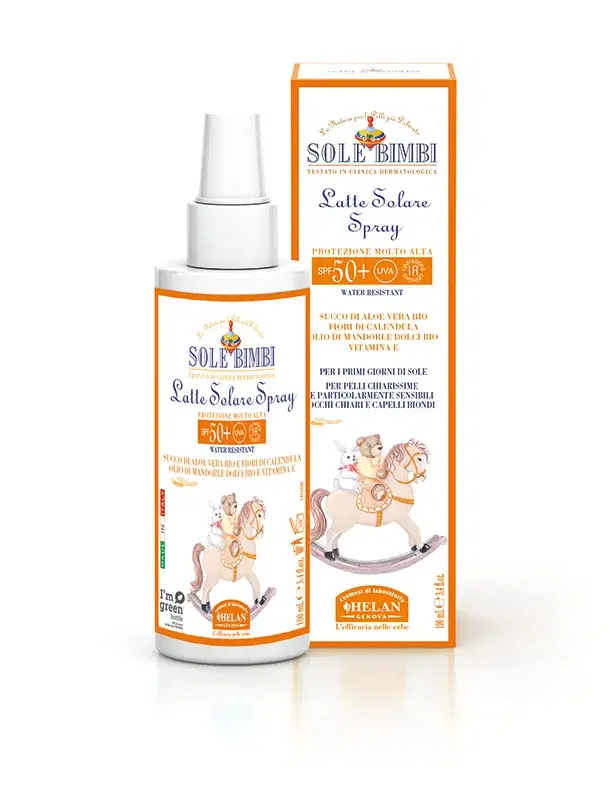 Sole Bimbi Latte Solare SPF 50+ per Bambini Flacone da 100ml