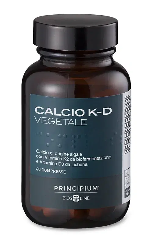 Bios Line Principium Calcio K D Vegetale Integratore Alimentare 60 Compresse