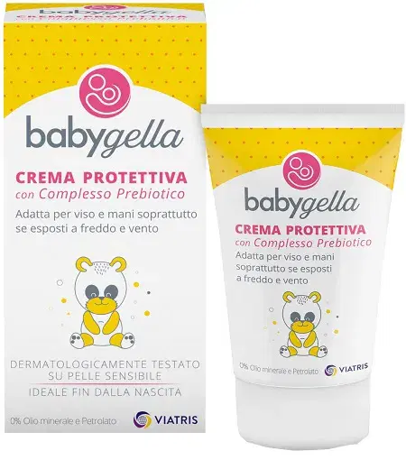 Babygella Prebiotic Crema Protettiva Viso e Mani per Bambini 50 ml
